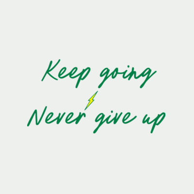 Advocate Sleeve - Never give up - Green Thumbnail