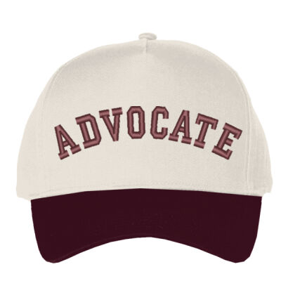 Advocate Contrast Cap Burgundy Embroidery Thumbnail